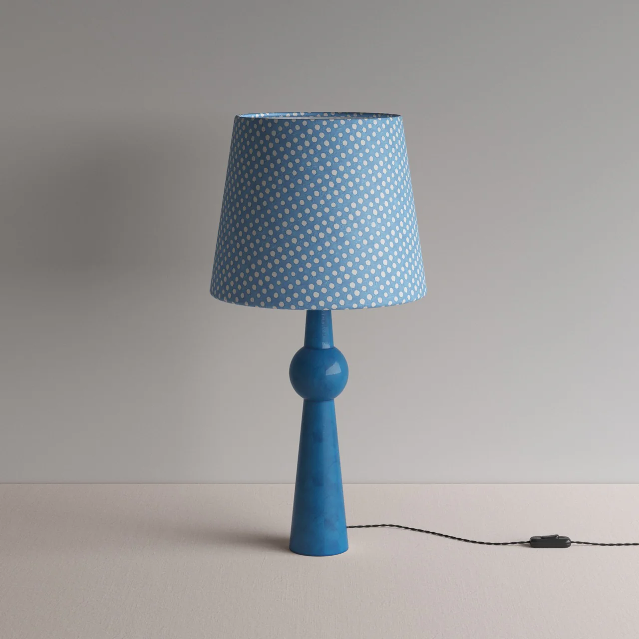 Comet Ceramic Table Lamp Base in Blue - Image 11