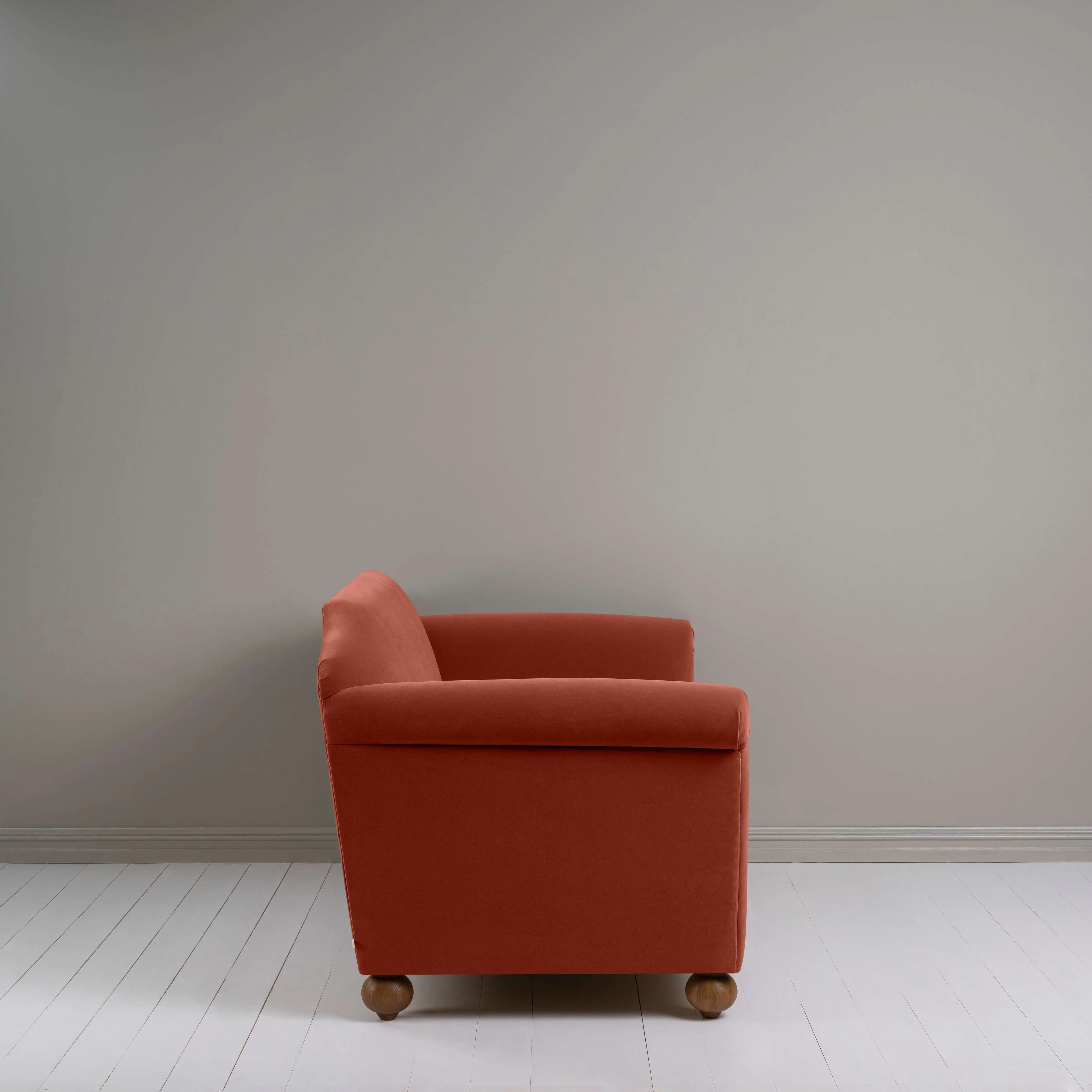 Dolittle 3 Seater Sofa in Intelligent Velvet Sienna - Image 7