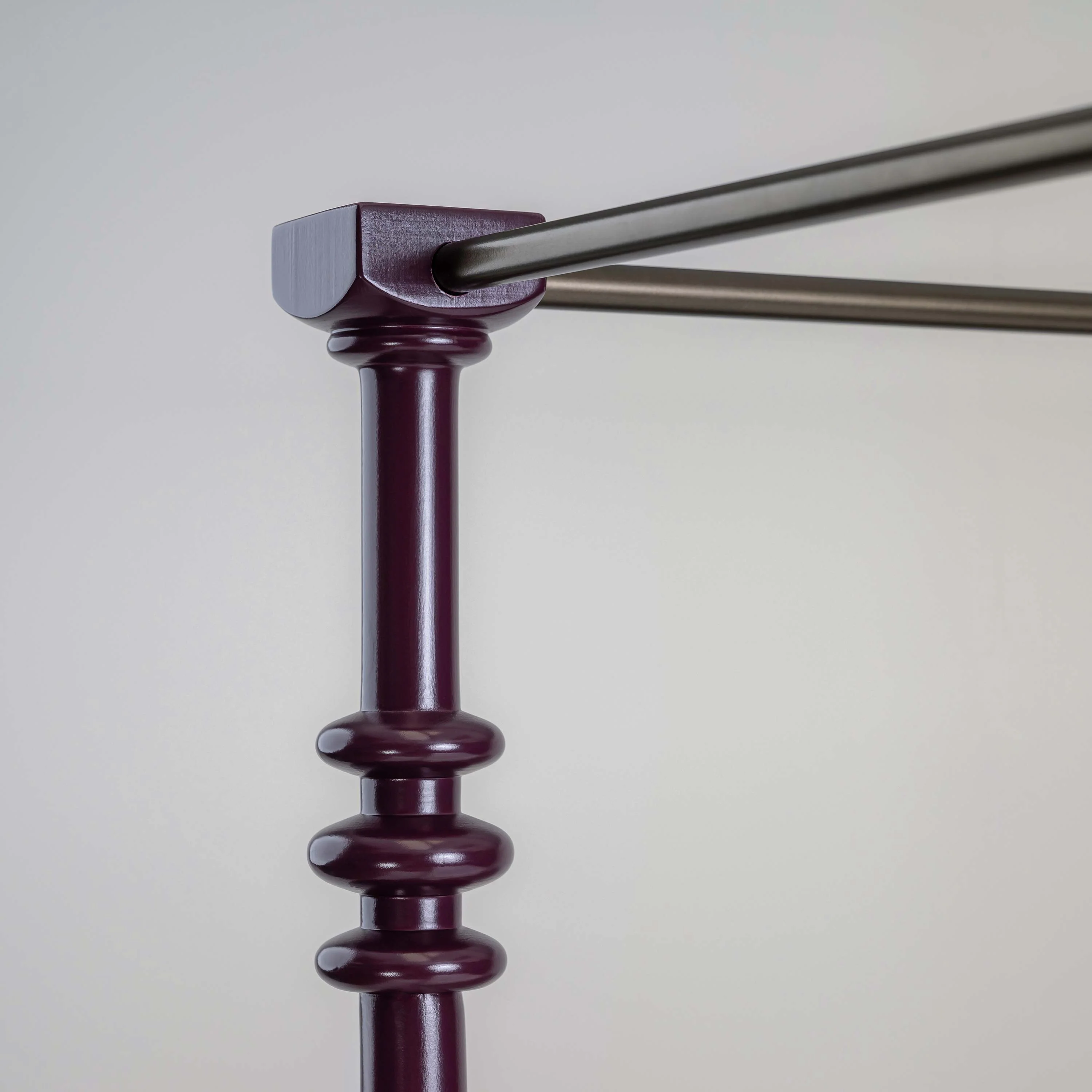 Folly Four Poster Bed in Plum - Image 8