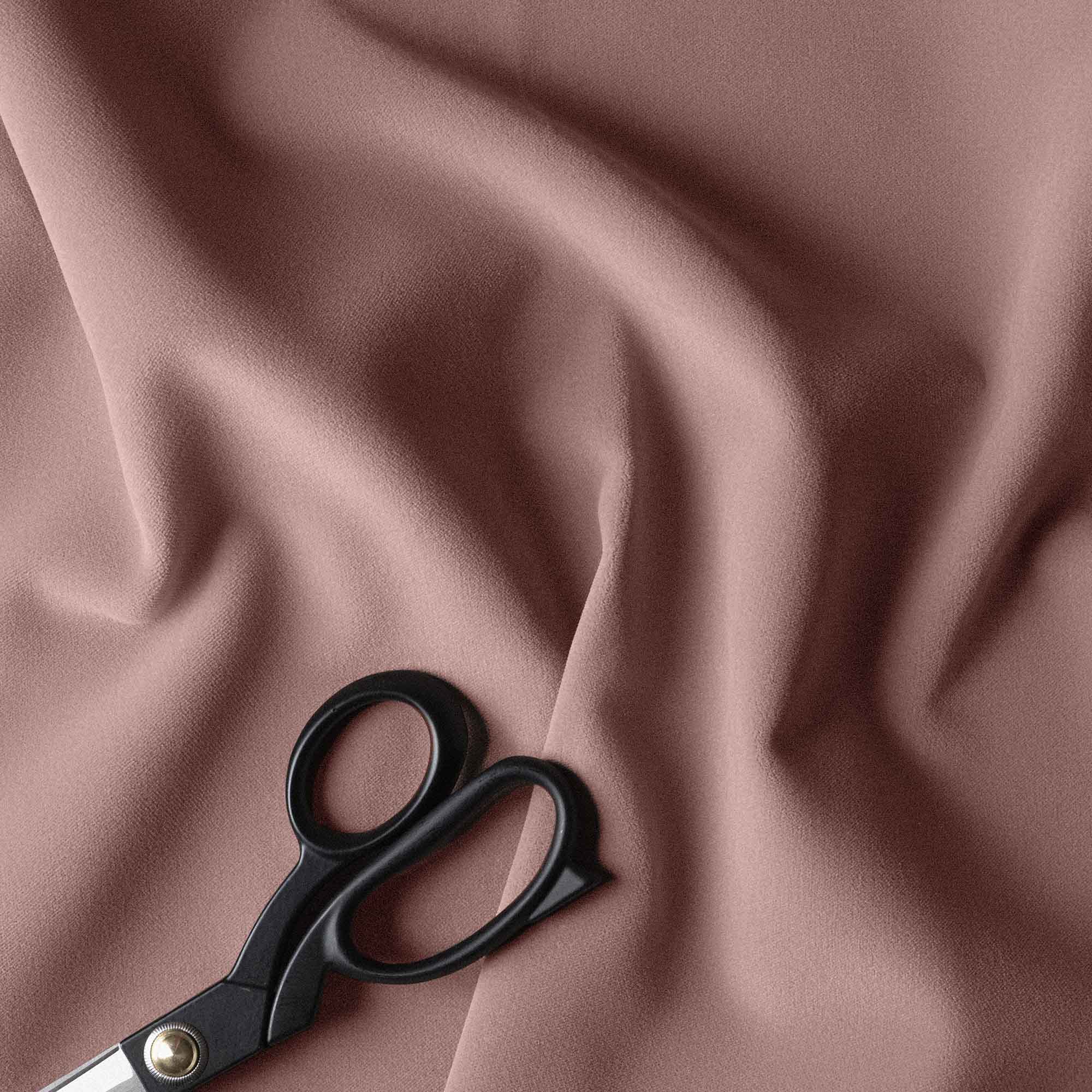 Hither Hexagonal Ottoman in Intelligent Velvet Rose - Image 8