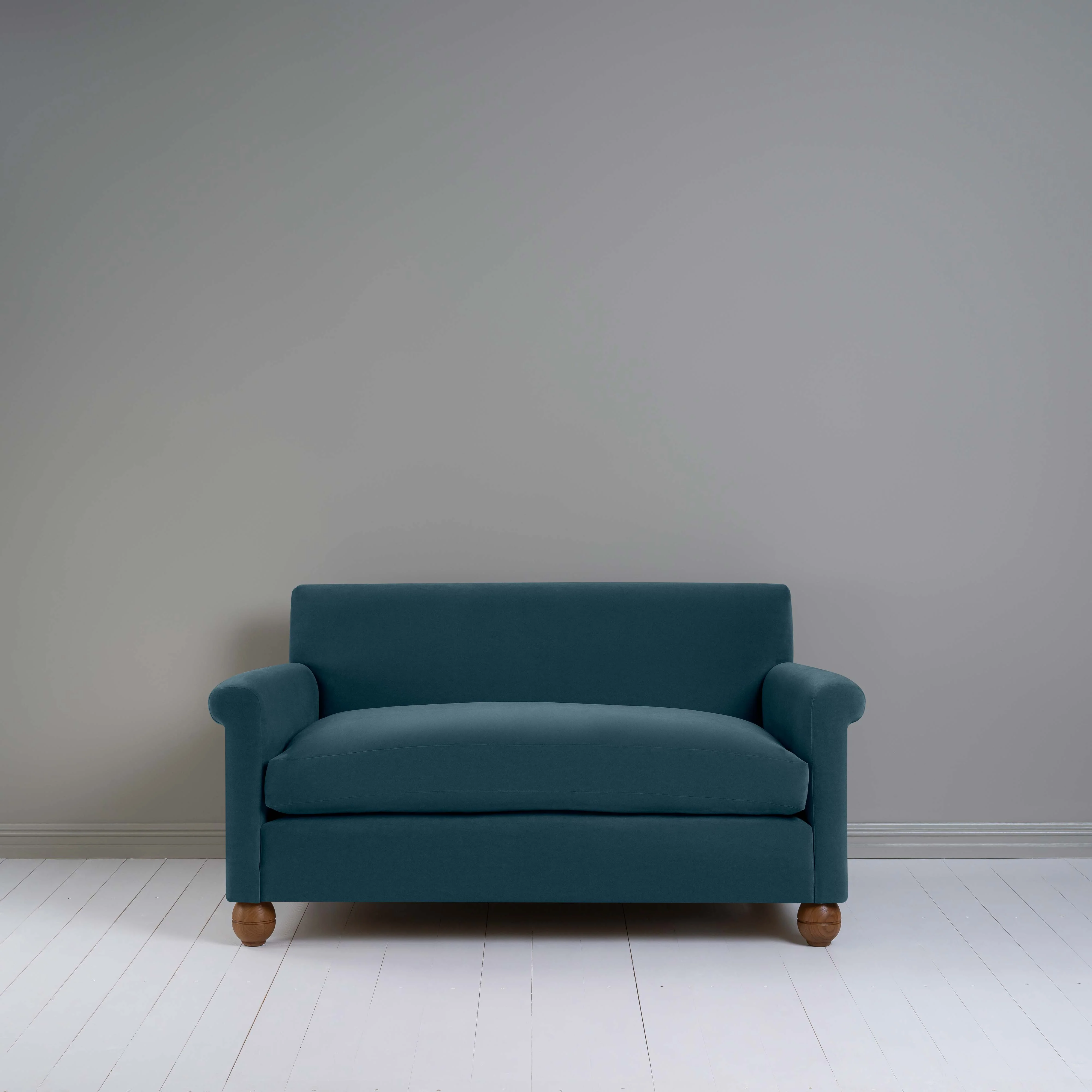 Idler 2 Seater Sofa in Intelligent Velvet Aegean - Image 3