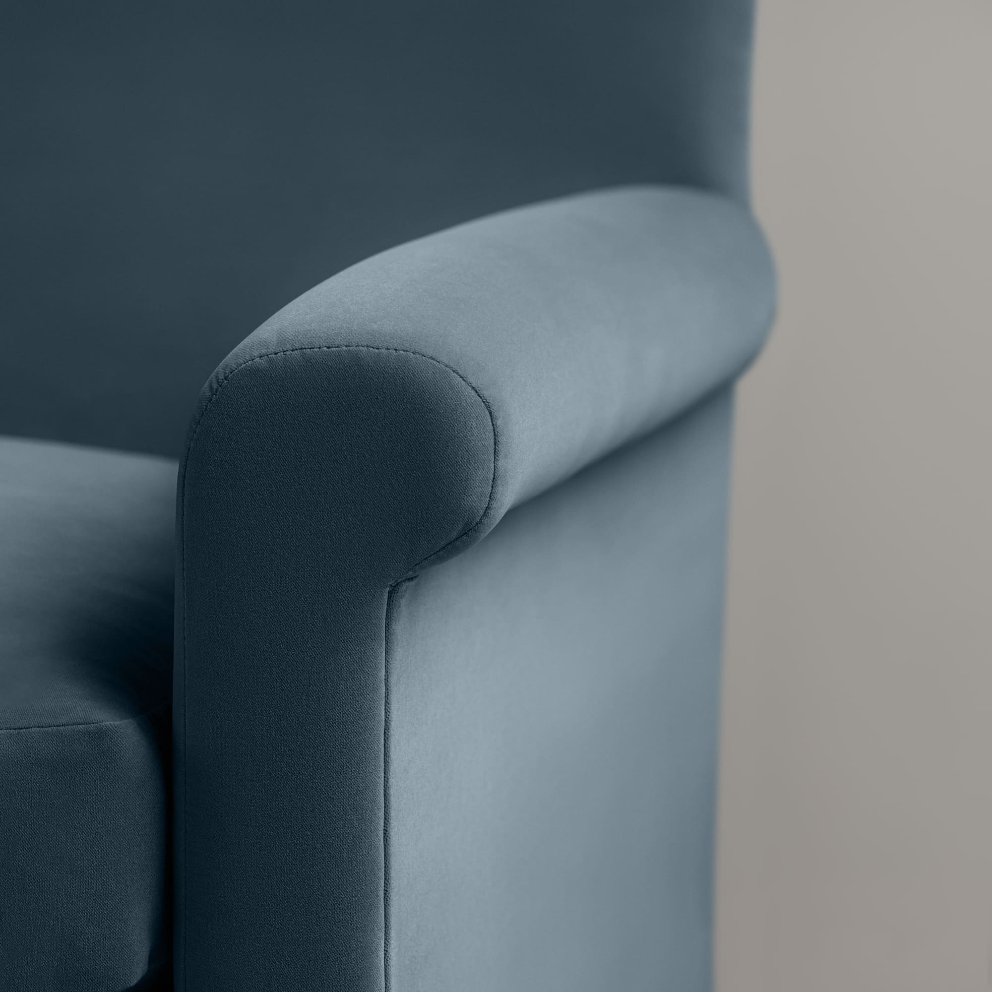 Idler 2 Seater Sofa in Intelligent Velvet Aegean - Image 5