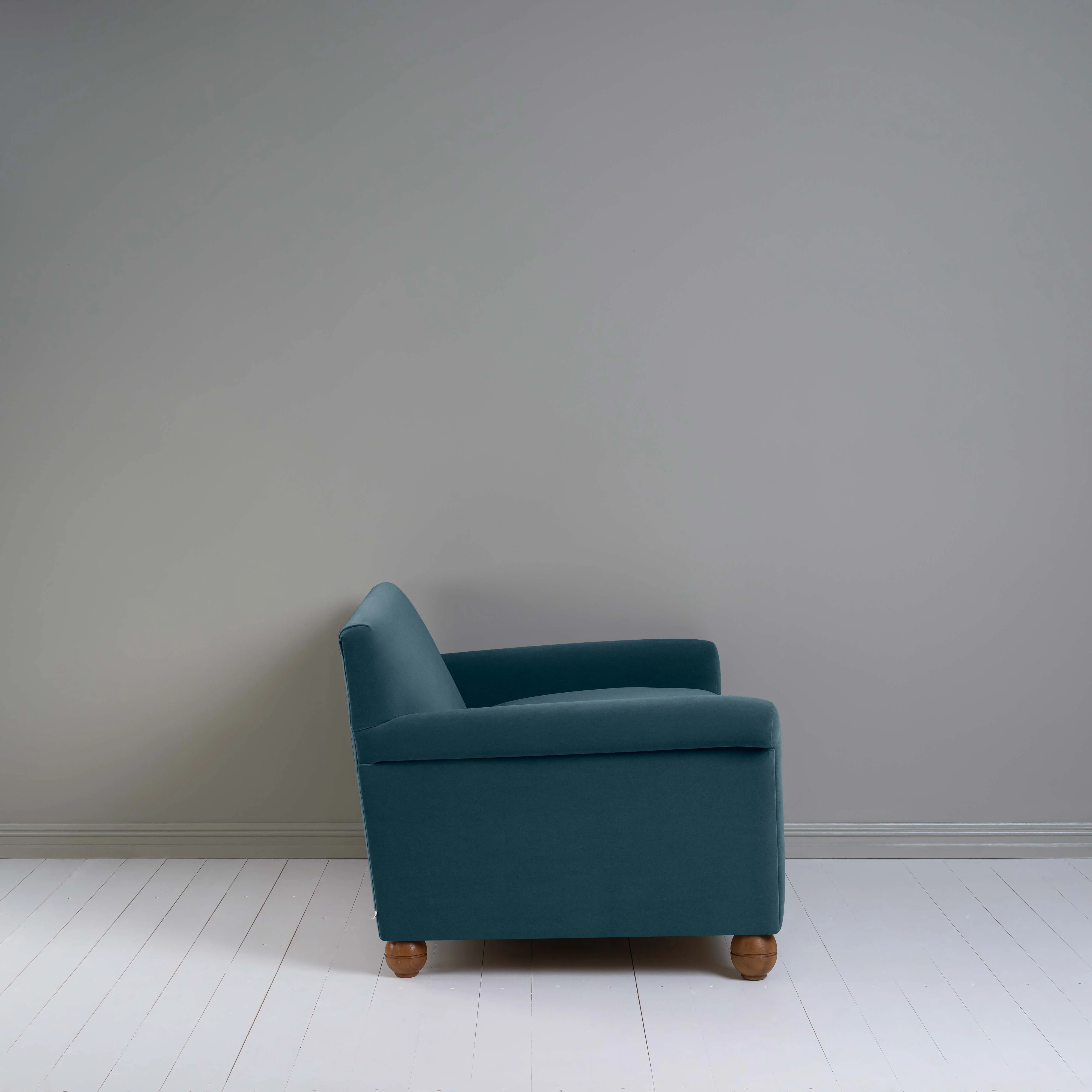 Idler 2 Seater Sofa in Intelligent Velvet Aegean - Image 8