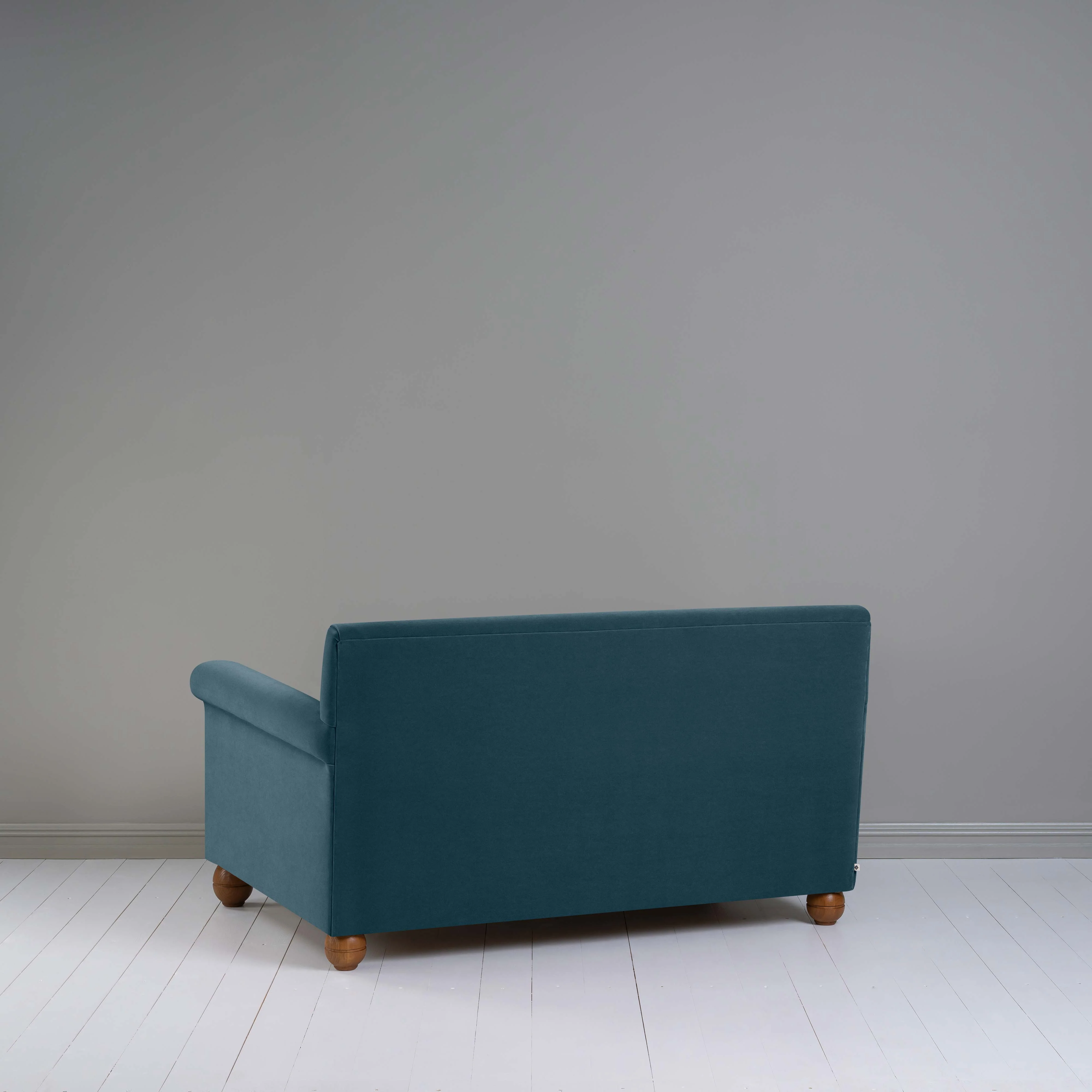 Idler 2 Seater Sofa in Intelligent Velvet Aegean - Image 9