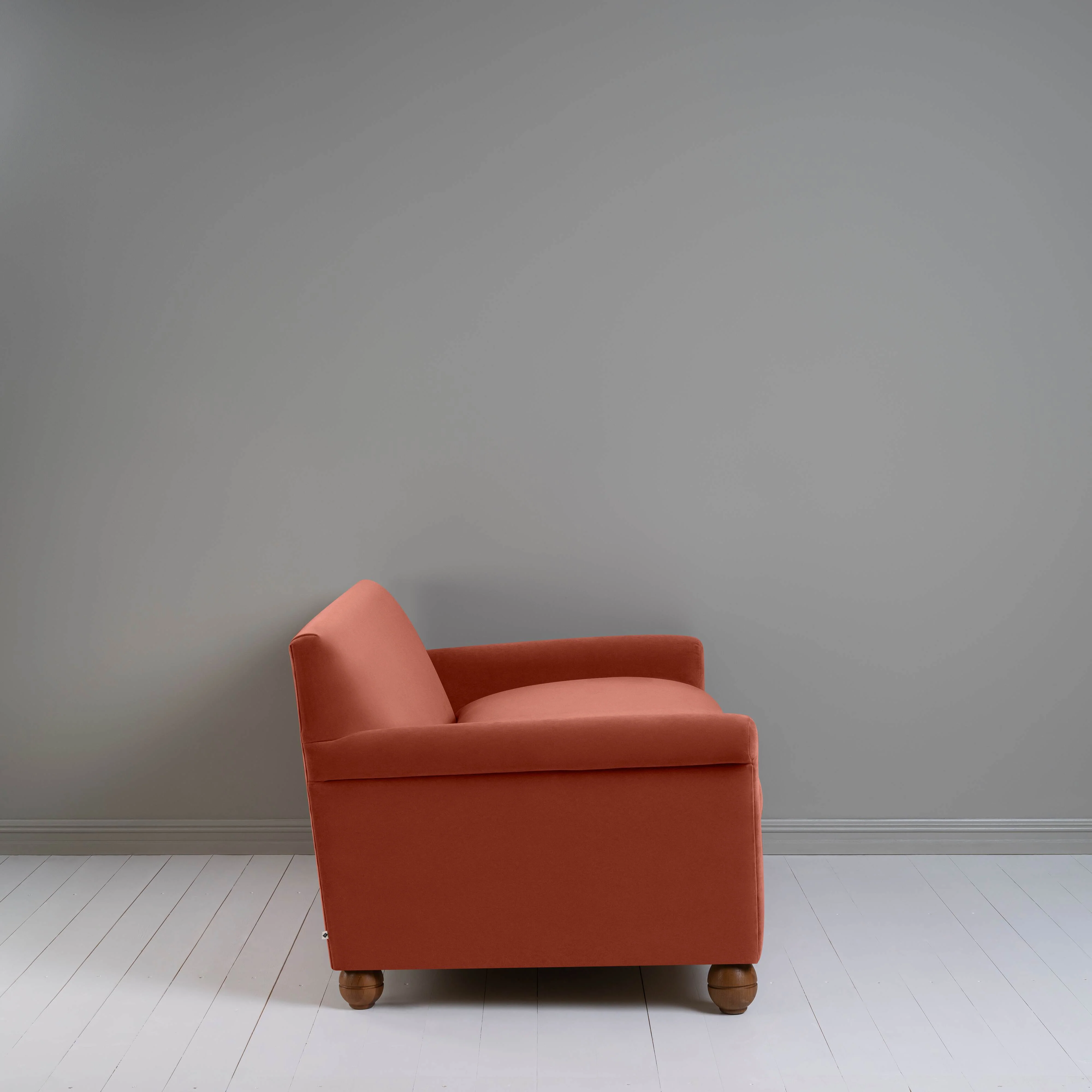 Idler 3 Seater Sofa in Intelligent Velvet Sienna - Image 5