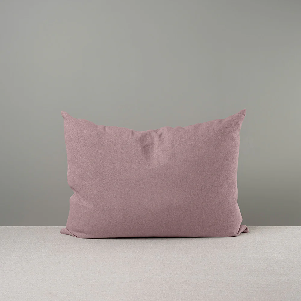 Rectangle Lollop Cushion in Laidback Linen, Heather - Image 6