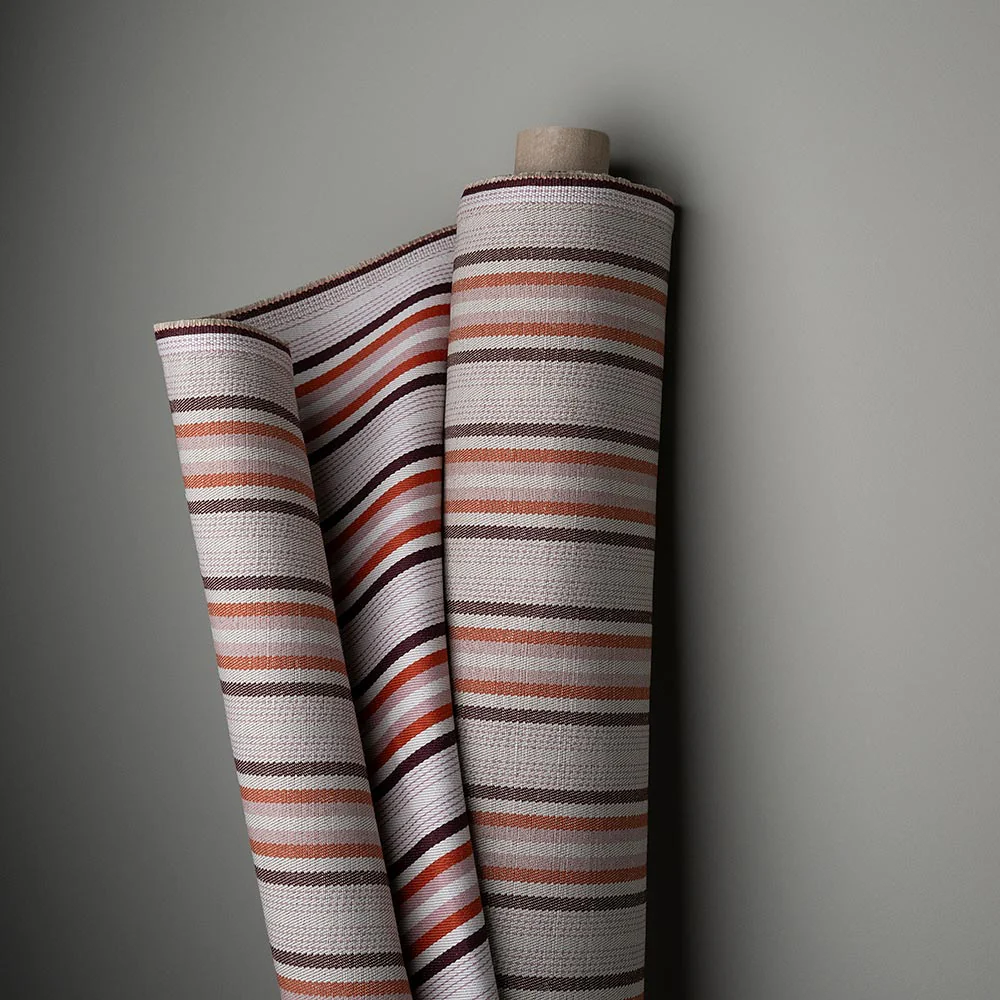 Heavy-weight Organic Cotton / Linen Blend, Slow Lane Berry - Image 5