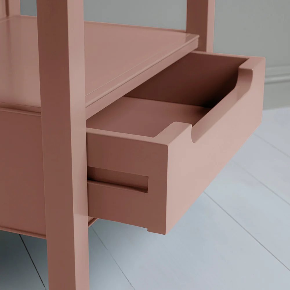 Slumber Bedside Table, Blush Pink - Image 5
