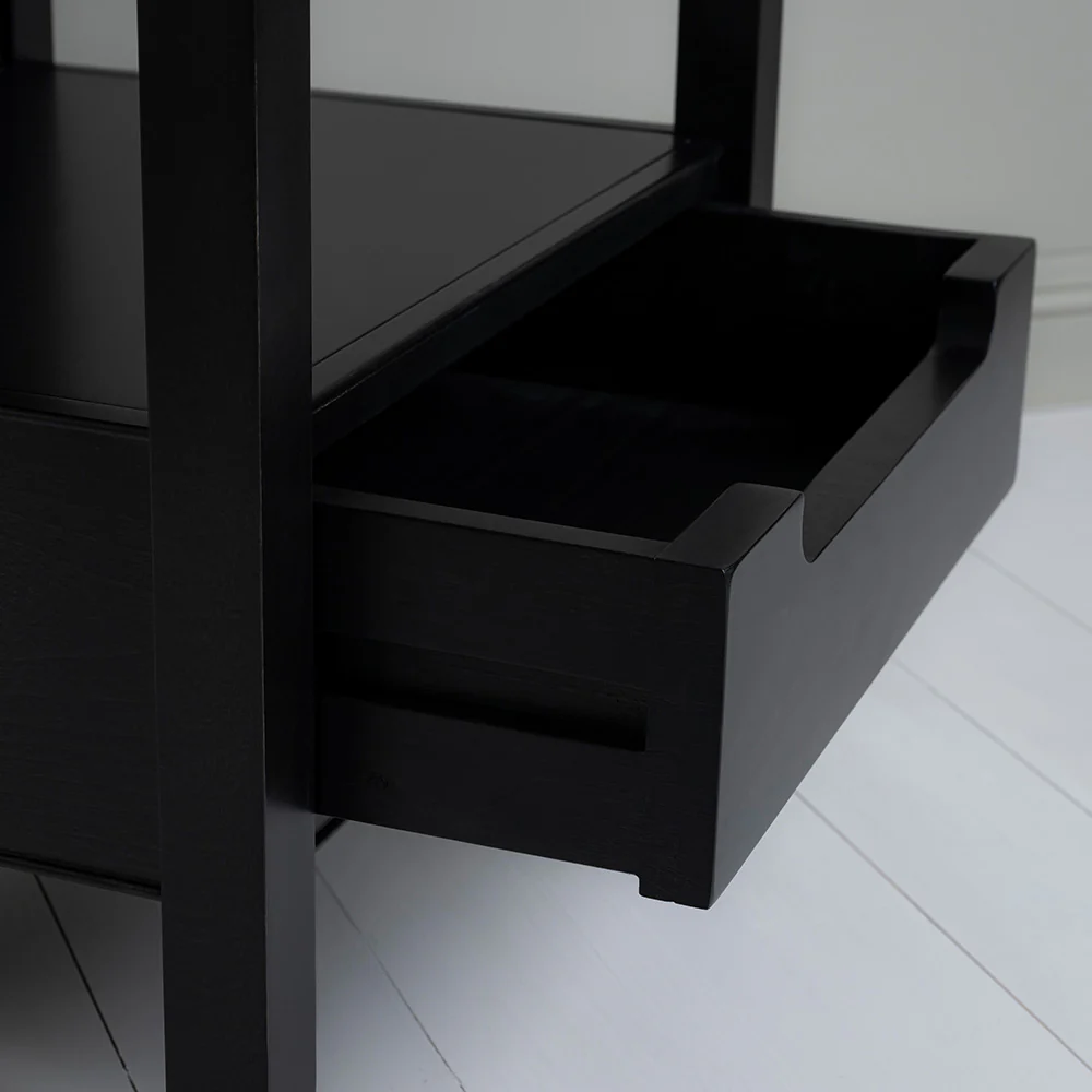 Slumber Bedside Table, Coal Black - Image 5
