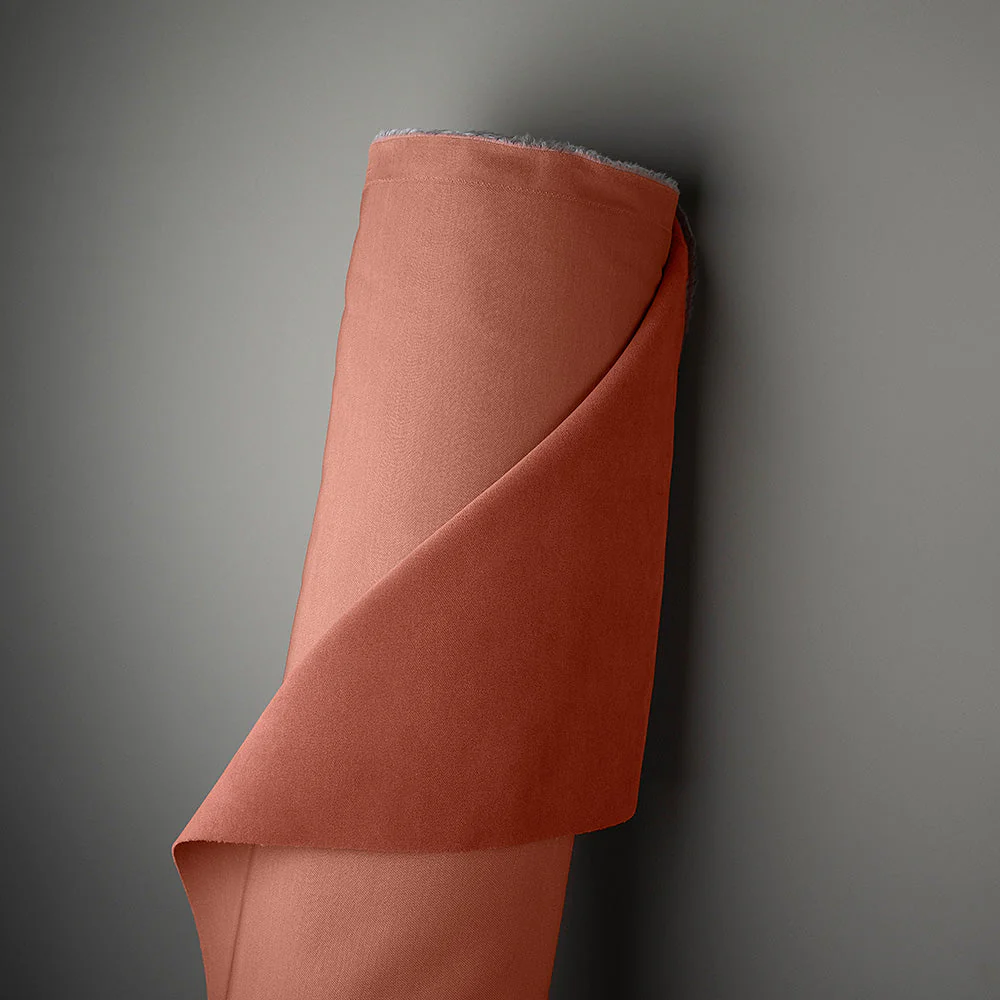 Thither Hexagonal Ottoman in Intelligent Velvet Sienna - Image 8