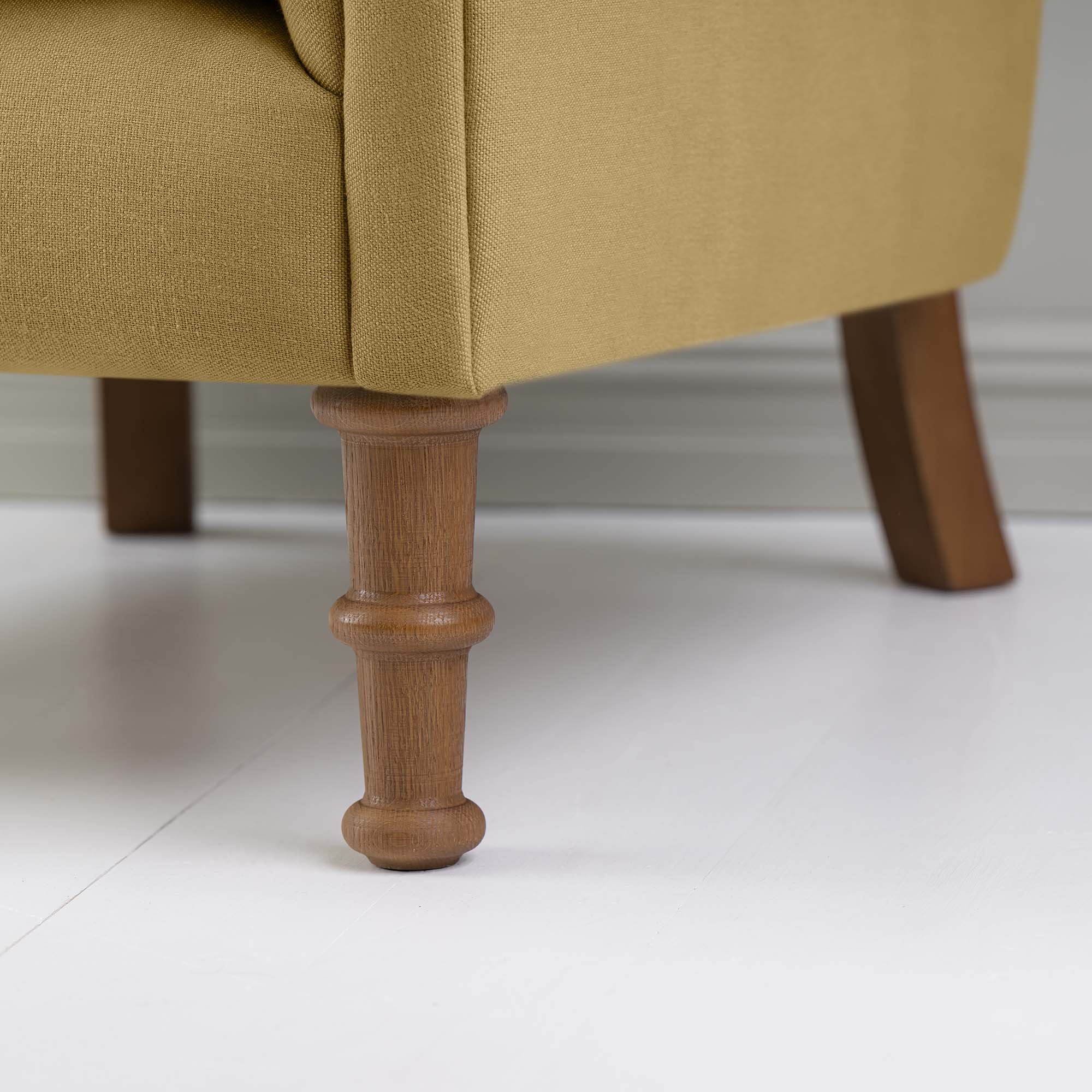 Time Out Armchair in Laidback Linen Ochre - Image 11