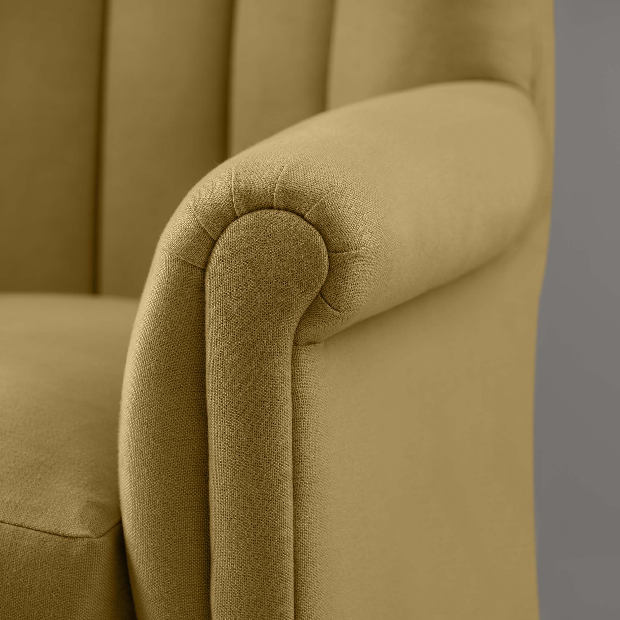 Time Out Armchair in Laidback Linen Ochre - Image 7